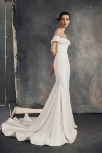 INL2320 | Mermaid White Dress