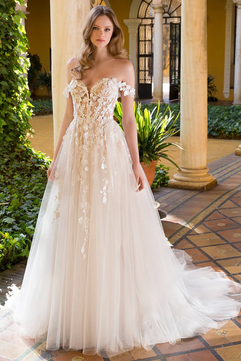 palmer A-line wedding gown