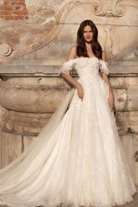 تانسي | فستان زفاف براق