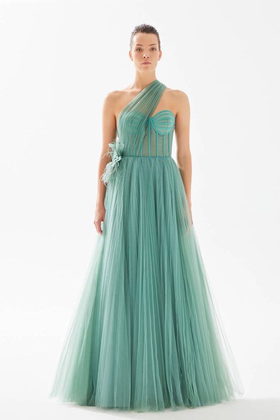 Modern Tulle Gown