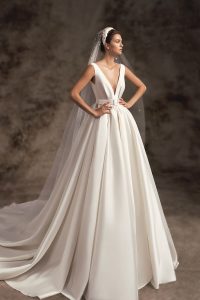 روزماري | فستان زفاف ساتان