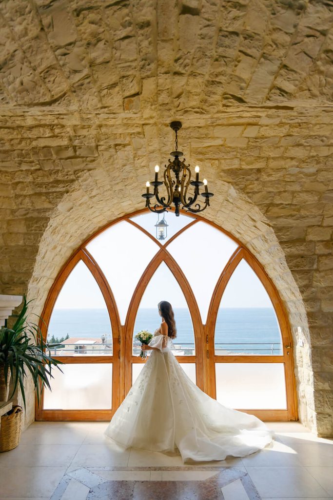 bridal room with sea view