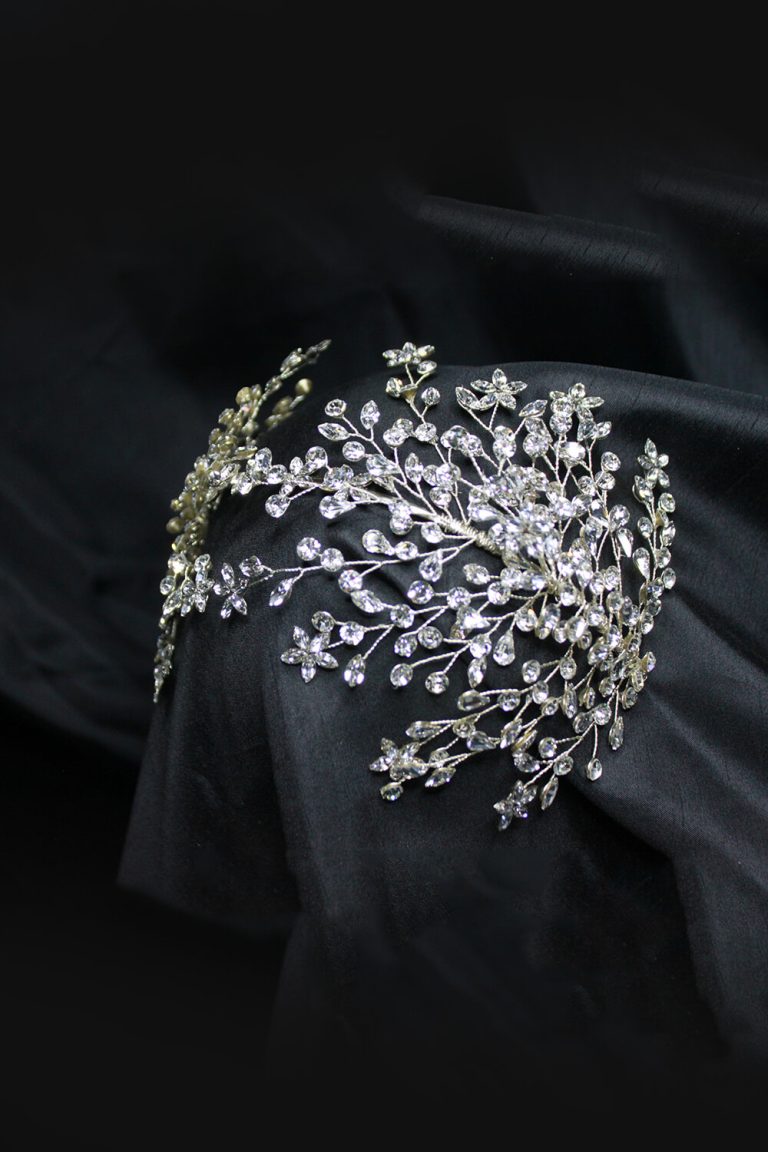 Shiny Special Headpiece for bride by esposacouture