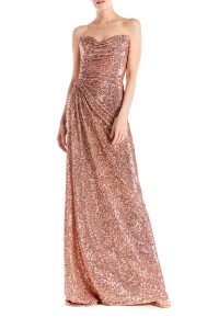 23168-982 | Strapless Glitter Gown