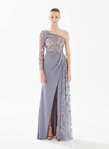 98290 | Asymmetrical Classy Gown