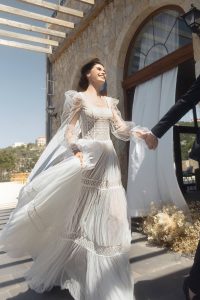 فلورا | فستان زفاف بوهيمي