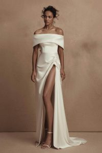 Keltie | Satin Wedding Gown
