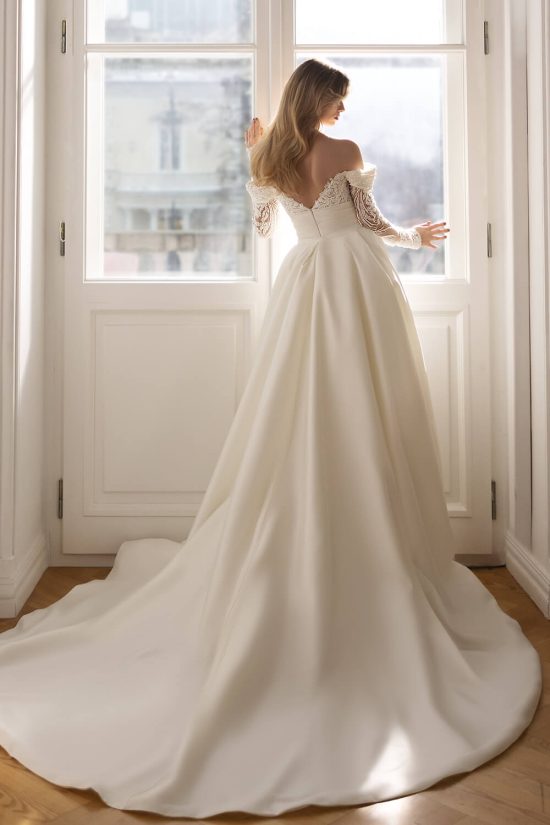 strapless ball gown