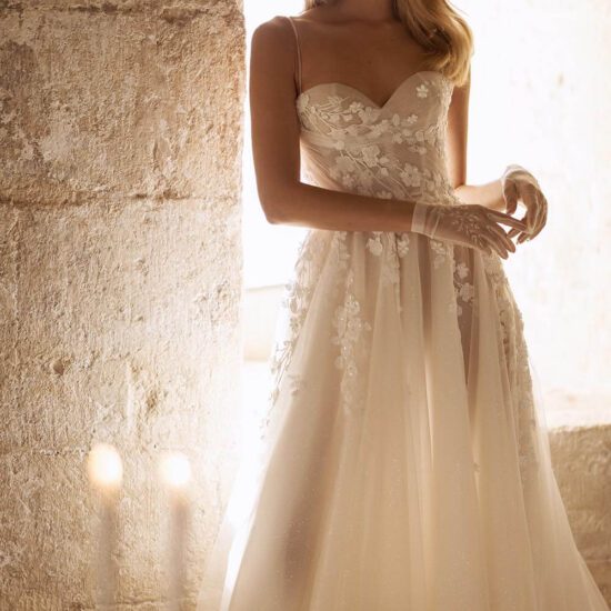 Affida | floral wedding dress