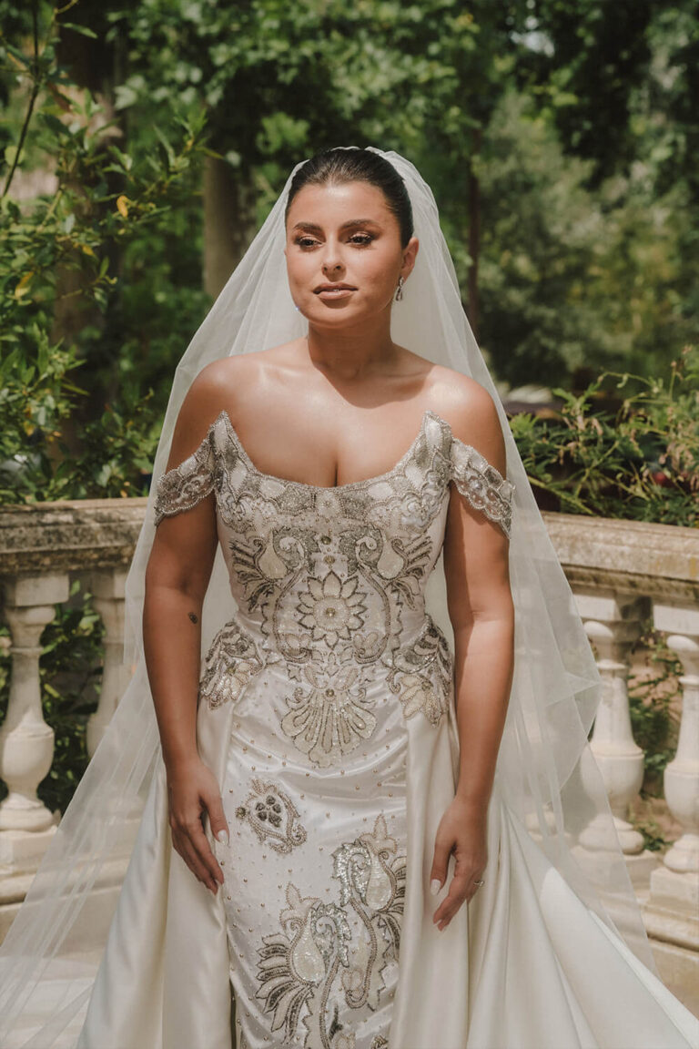 Mina Al Sheikhly bridal look