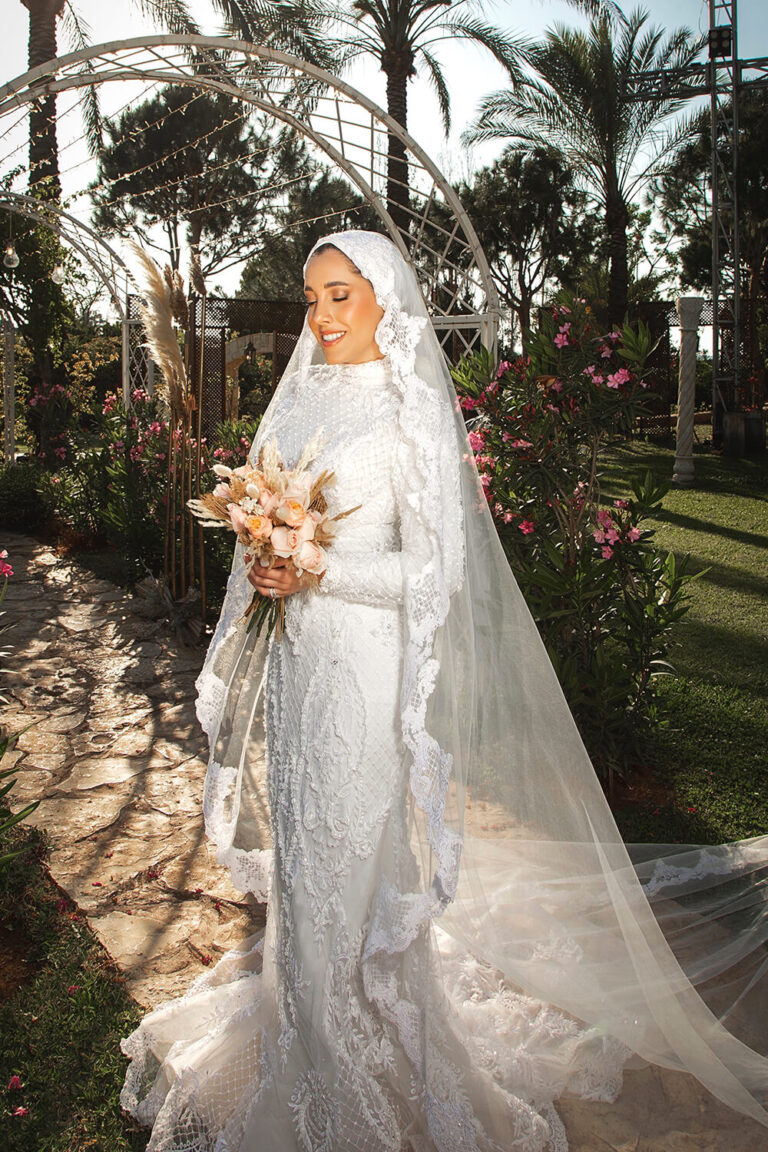Bridal look for Hijabi Bride