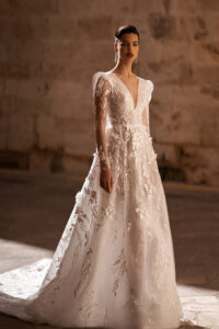 Divita | Floral Bridal Dress