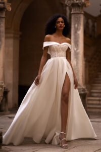 Lotus | Off-the-shoulder Gown