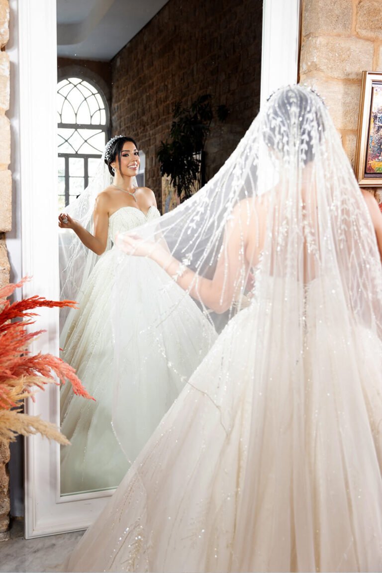 Simple bridal veil