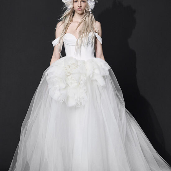 tulle A-line dress