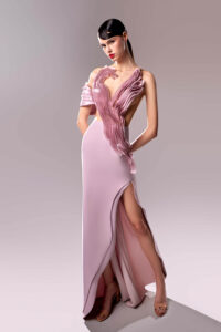 GCS1605 | Ruffled Evening Gown