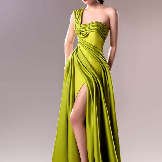 Lime Evening Gown
