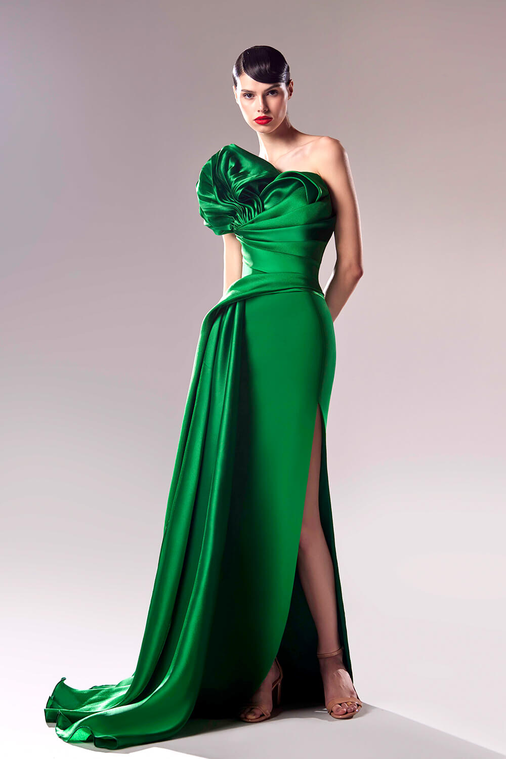 emerald sexy dress