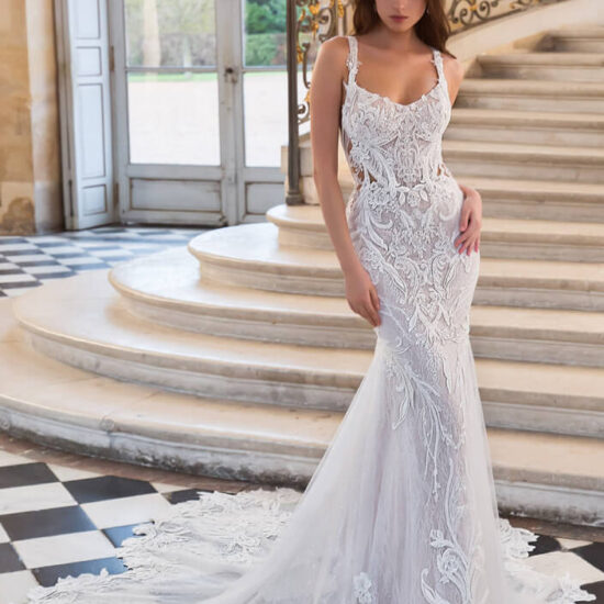 mermaid lace gown