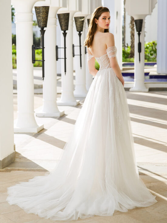 A-line gown