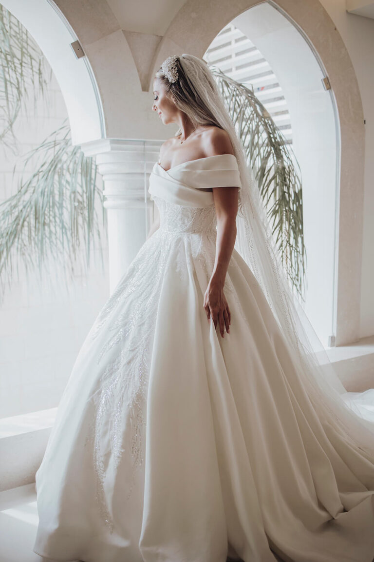 bridal ball gown