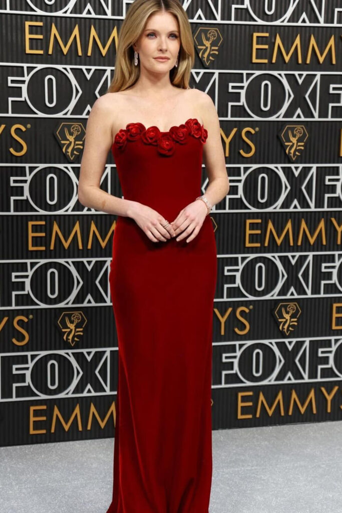 meghann fahy at emmys 2024 red carpet