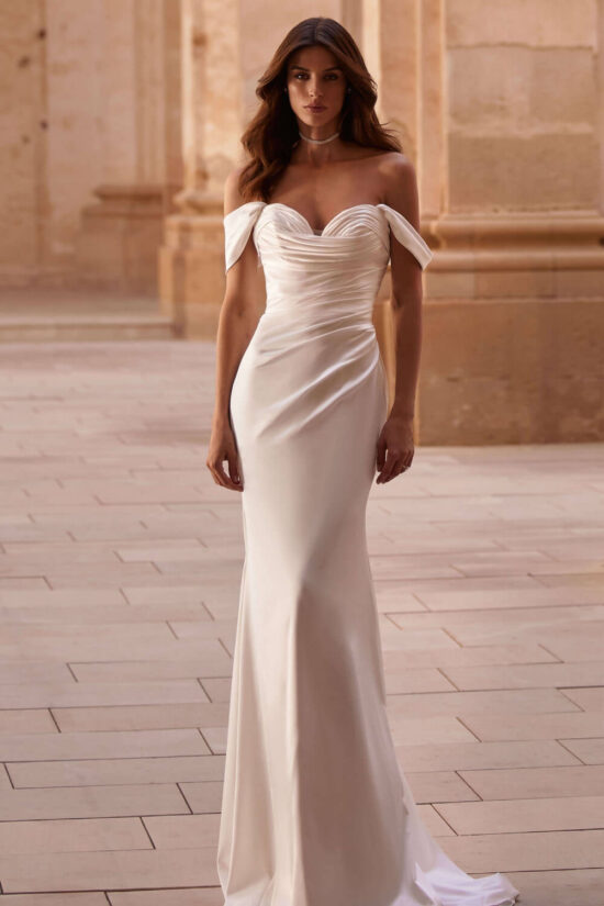 modern wedding dress