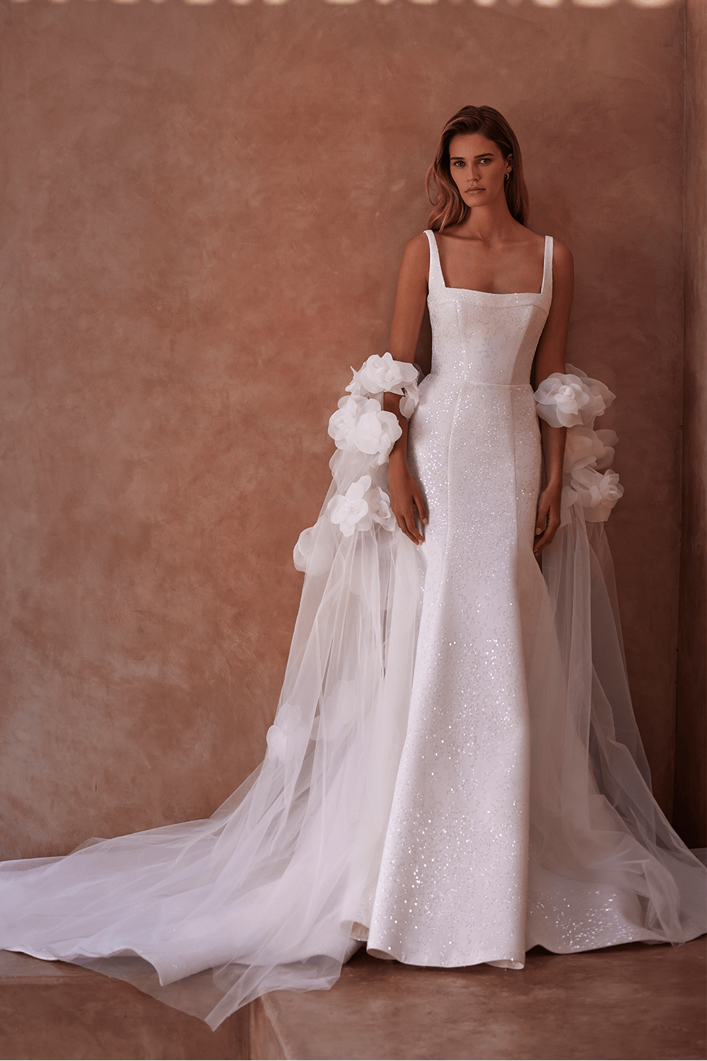 white wedding dress