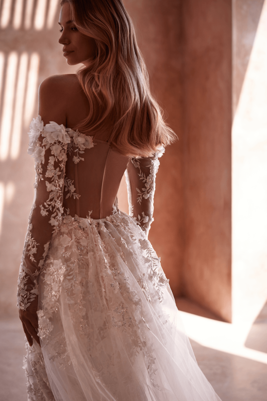 white wedding dress