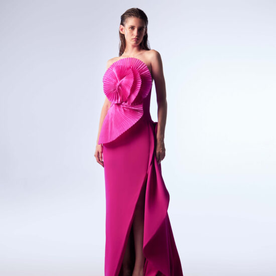 Special evening dress with design