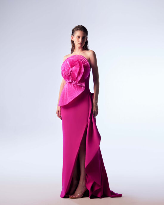 Special evening dress with design