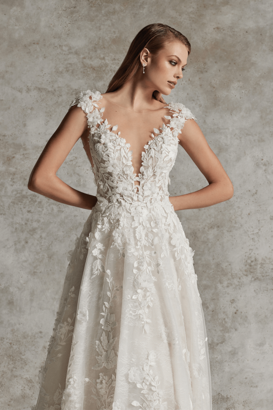 Lace Tulle wedding dress