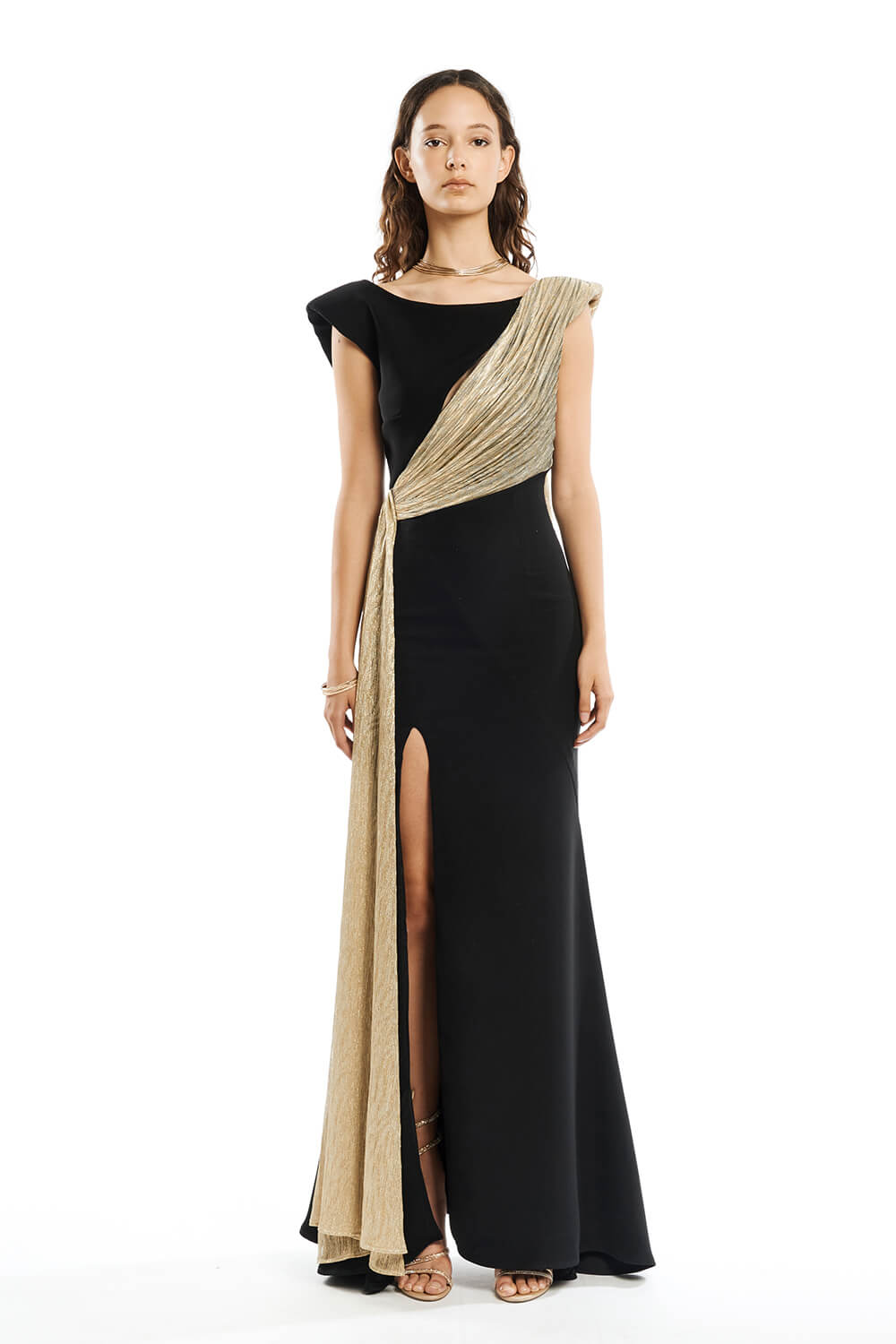 Chic long evening dress