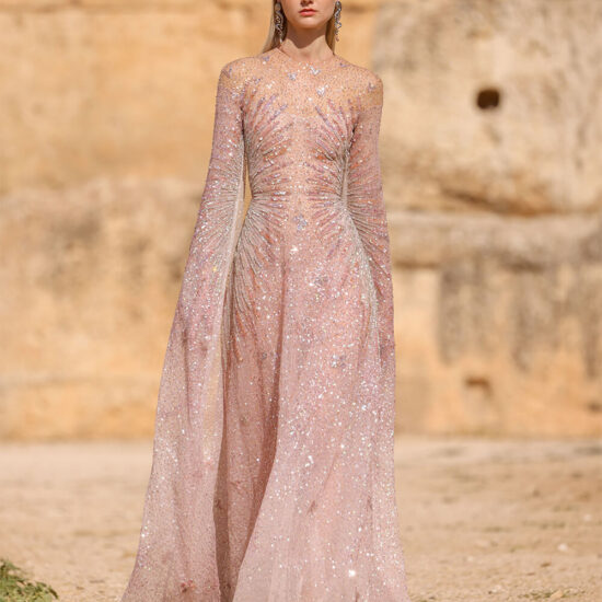 Unique Beaded evening dress