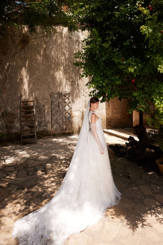 Bohemian Lace wedding dress