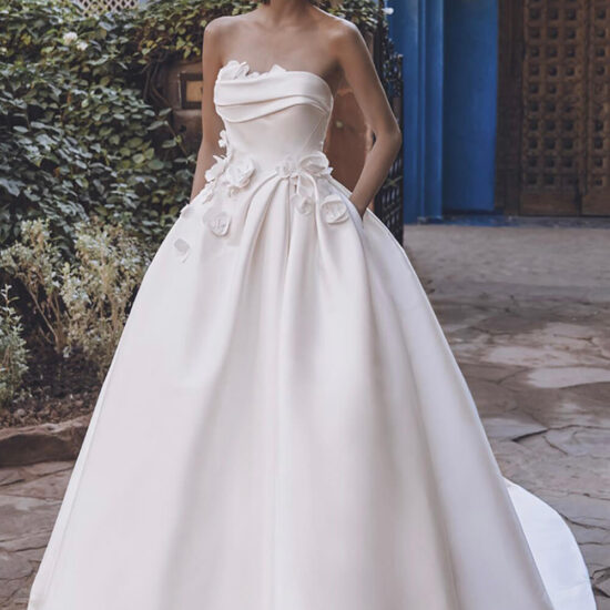 Strapless Wedding Gown