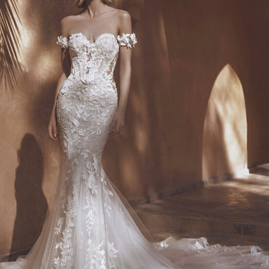 Lace Tulle Wedding Dress