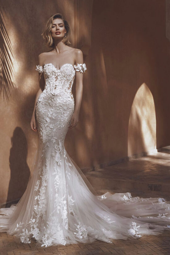 Lace Tulle wedding dress