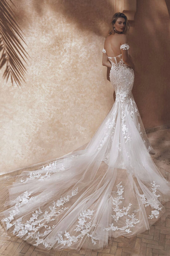 Lace Tulle wedding dress