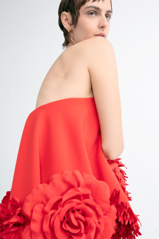 Strapless Evening Dress