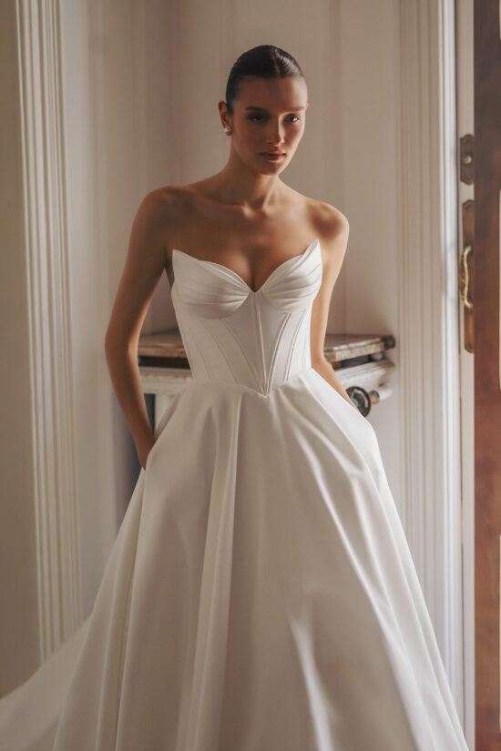 Elegant Corset Bridal Gown