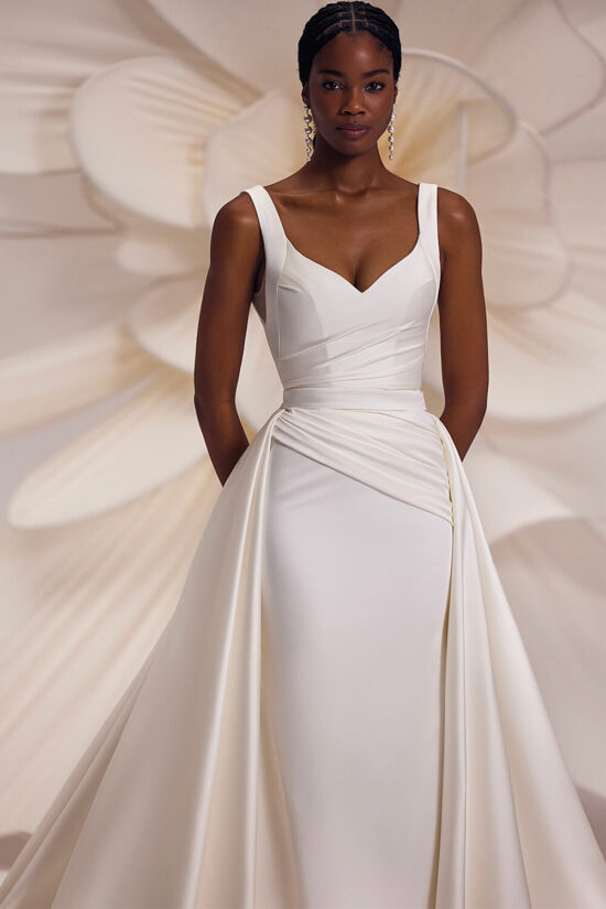 simple wedding gown