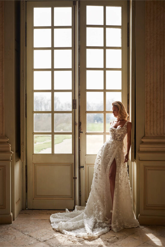 Floral Bridal Dress