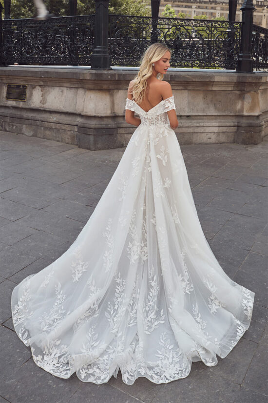 Off shoulder Bridal Gown