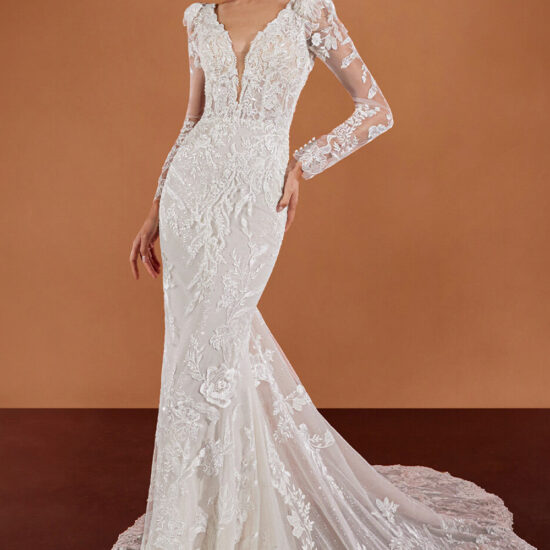 Romantic Lace Mermaid Bridal Dress