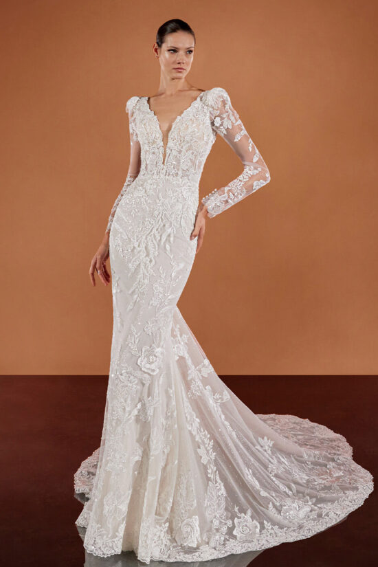 Romantic Lace Mermaid Bridal Dress