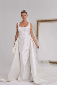 6188 | Bridal Dress With Overskirt