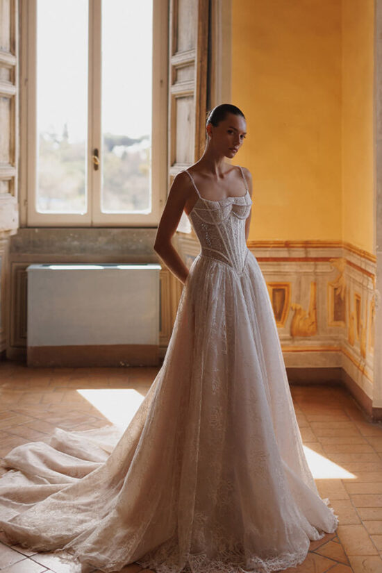 Lace Corset Bridal Dress