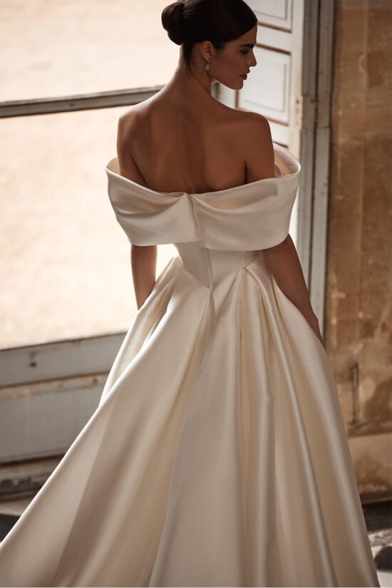 Off Shoulder Corset Bridal Gown